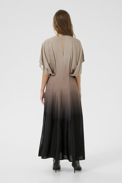 KBUrsula Oline Dress Ursula Print - Simply Taupe - 10105391 Thumbnail