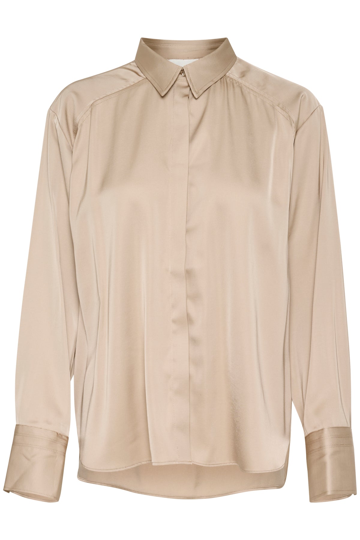 KBThorun Shirt Simply Taupe - 10105417