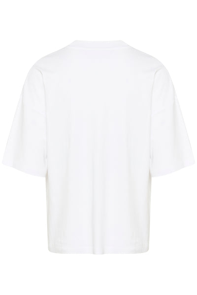 KBVigdis Tee Vigdis print - bright white - 10105507 Thumbnail