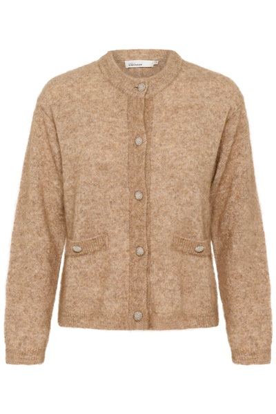 KBZelda Cardigan Walnut Melange - 10105522 Thumbnail