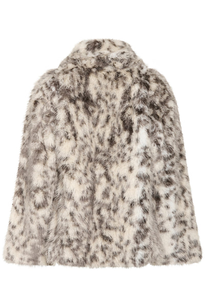 KBAmira Fur Coat White and Black Fur - 10105526 Thumbnail