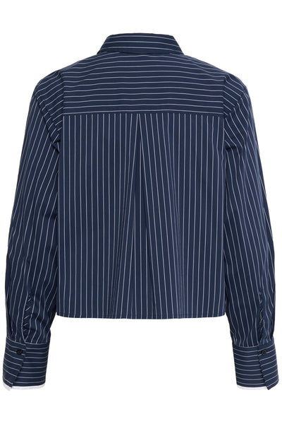 KBAmy Malle Shirt Inkwell stripe - 10105535 Thumbnail