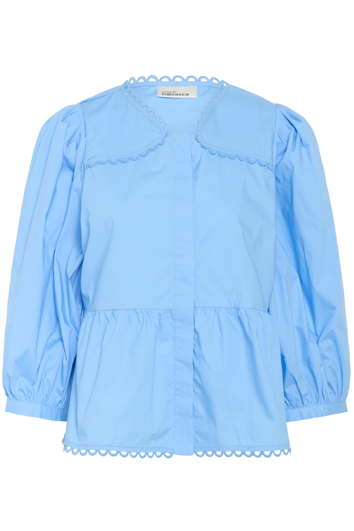 KBAnnabelle Nette Blouse DELLA ROBBIA BLUE - 10105537