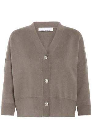 KBAntonella V-Neck Cardigan Falcon - 10105544
