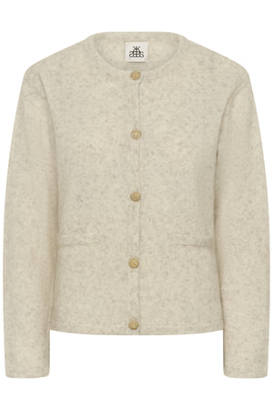 KBZelda Round neck Cardigan Egret - 10105602