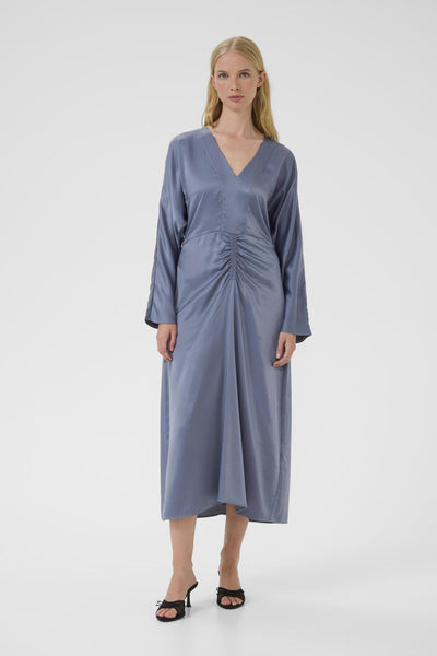 KBBlanca Long Dress Folkstone Gray - 10105634 Thumbnail