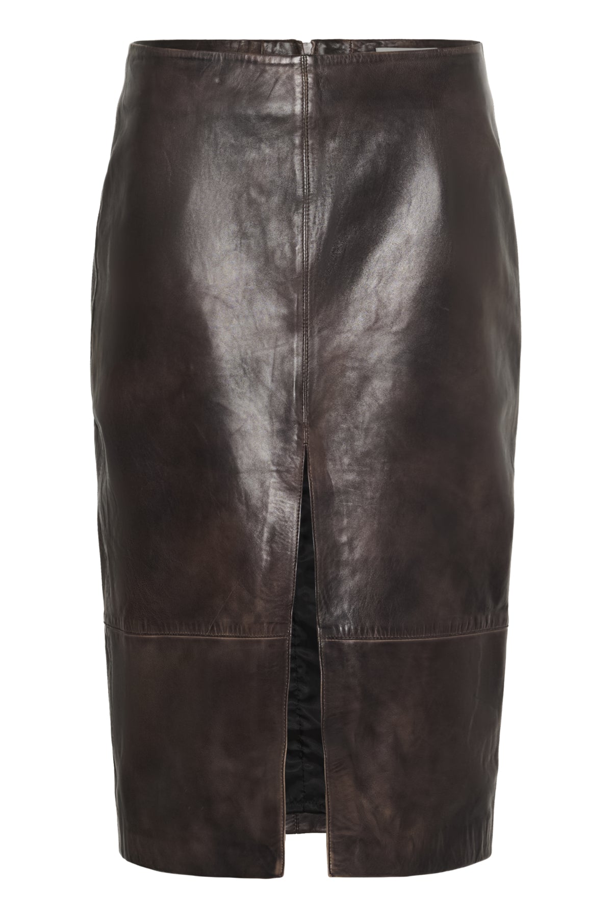 KBBrooklyn Leather Skirt 10105660 Bracken
