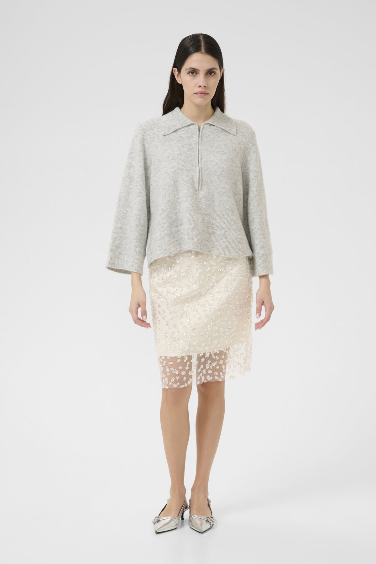 KBCameron Pullover Opal Gray Melange - 1638011 - 10105712