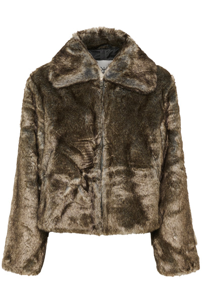 KBCarol Fur Jacket Falcon - 181304 - 10105713 Thumbnail
