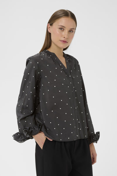KBCaroline Blouse Caroline print Meteorite - 108 - 10105719 Thumbnail