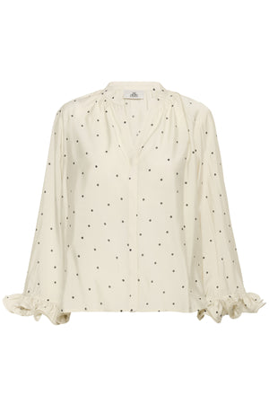 KBCaroline Blouse Caroline Print Egret - 108863 - 10105719