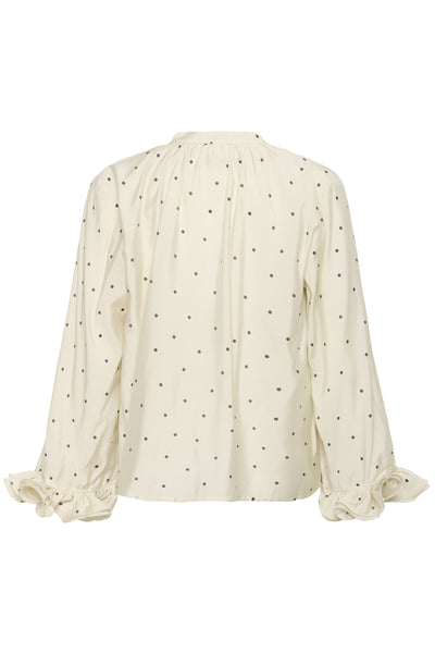 KBCaroline Blouse Caroline Print Egret - 108863 - 10105719 Thumbnail