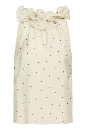 KBCaroline Top Caroline Print Egret - 108863 - 10105720