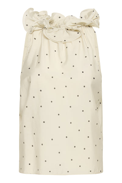 KBCaroline Top Caroline Print Egret - 108863 - 10105720 Thumbnail