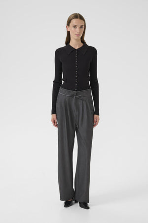 KBRo Solid Pants Dark Gray Melange - 103422 - 10105736