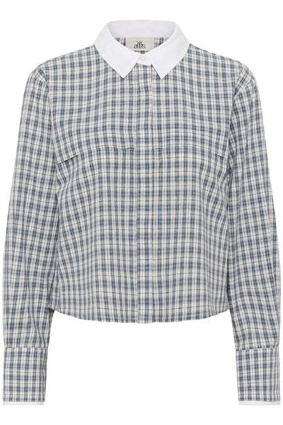 KBCapri Shirt Capri Check Blue - 108890 - 10105739 Thumbnail