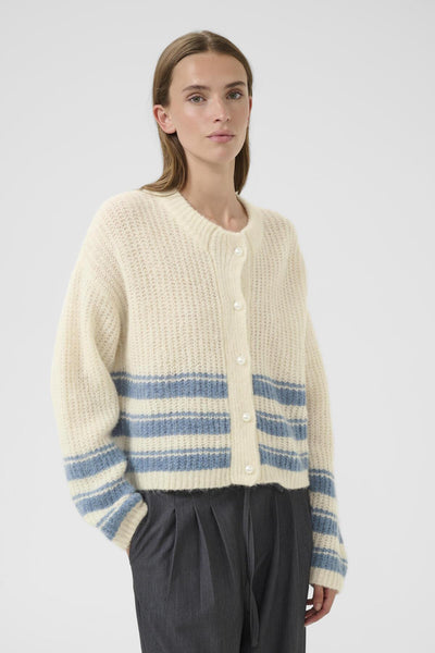 KBCarrie Cardigan Egret - 110103 - 10105740 Thumbnail