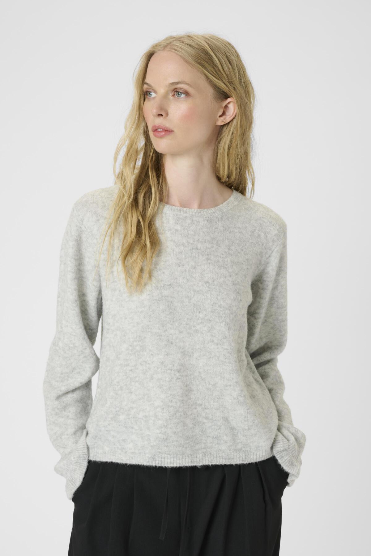 KBNoabelle Frill Oneck Opal Gray Melange - 1638011 - 10105750
