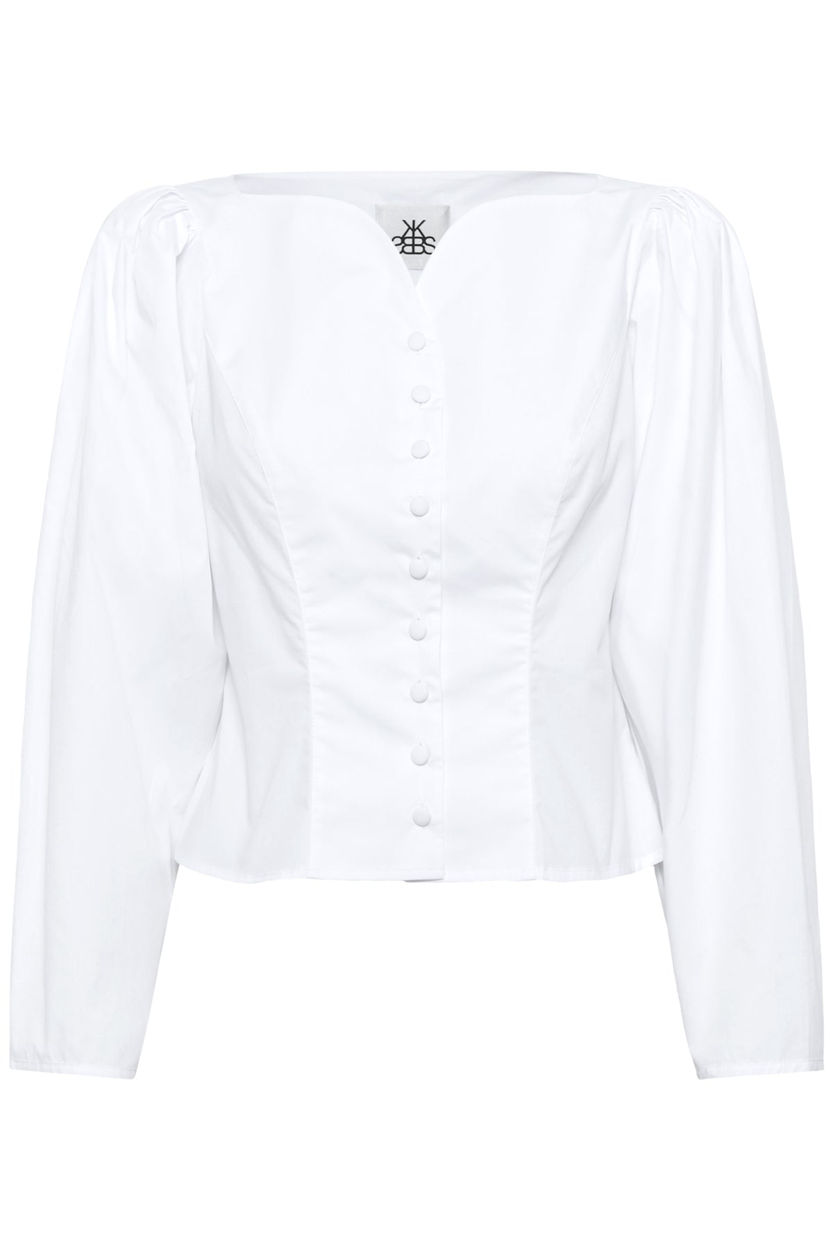 KBClaudia LS Shirt Bright White - 110601 - 10105752