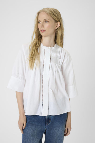 KBOmmi Vilde Blouse 10105759 Bright White Thumbnail