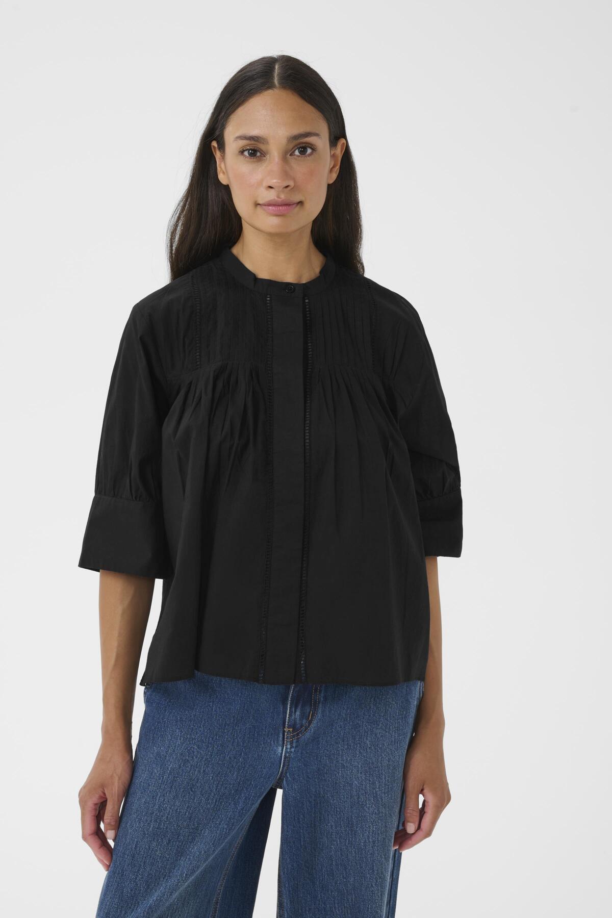 KBOmmi Vilde Blouse Meteorite