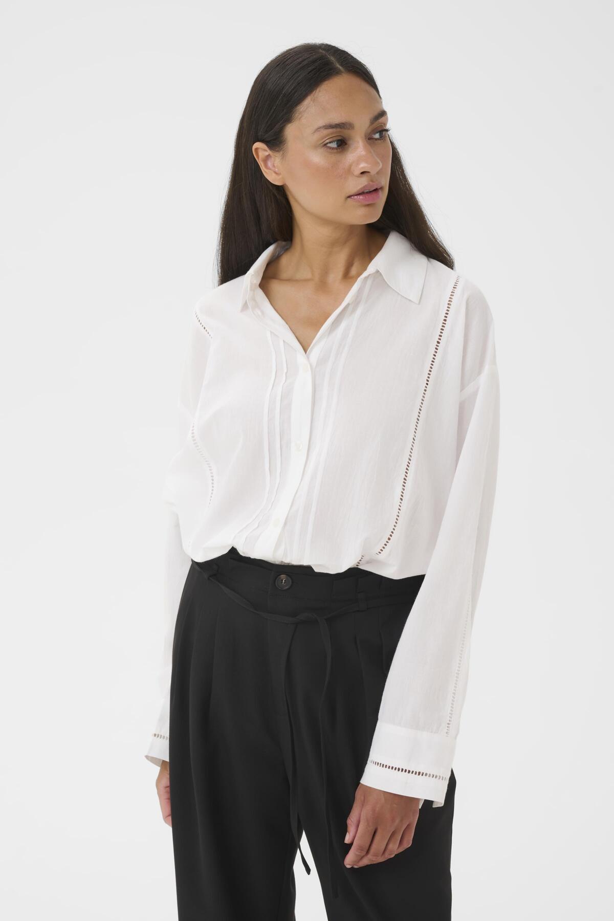KBOmmi Vilde Shirt 10105760 Bright White