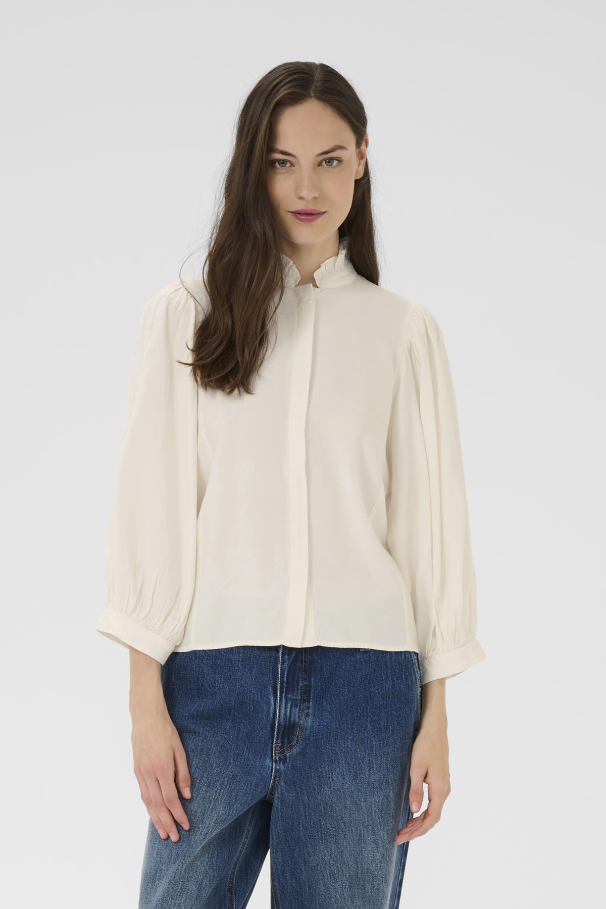 KBDenise Shirt Egret - 110103 - 10105761