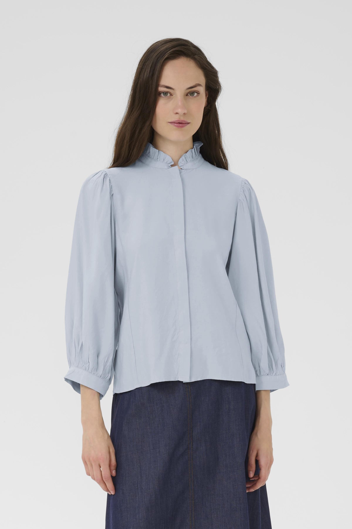 KBDenise Shirt Subdued Blue - 144209 - 10105761