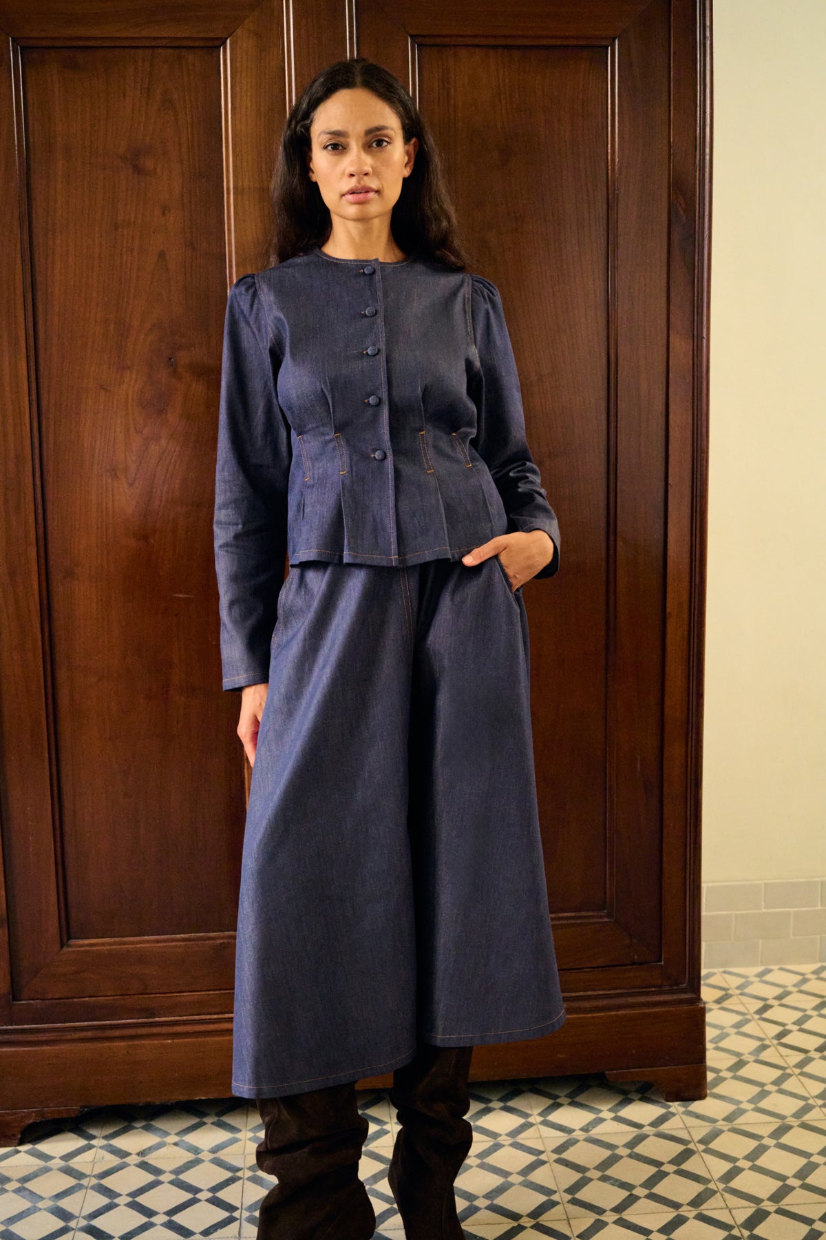 KBDrew Blouse Ombre Blue - 194014 - 10105763