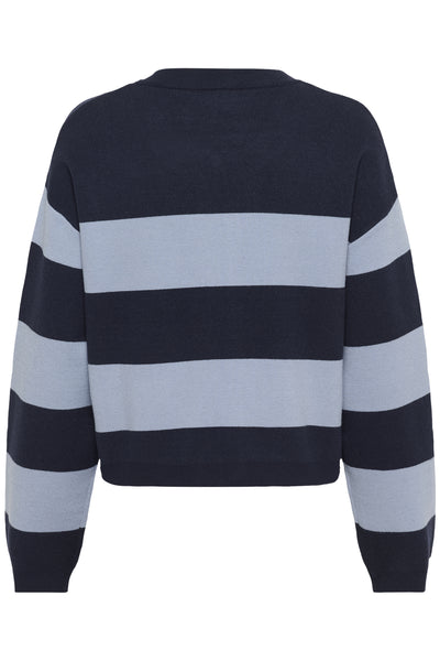 KBDiana Doddie Cardigan Ombre Blue stripe - 108854 - 10105767 Thumbnail