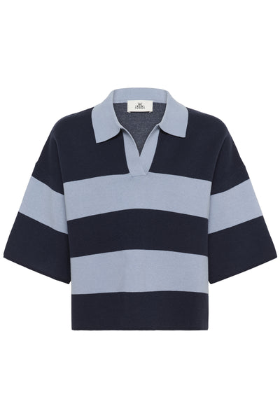 KBDiana Doddie Tee Polo Ombre Blue stripe - 108854 - 10105768 Thumbnail