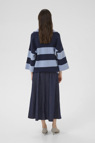 KBDiana Doddie Tee Polo Ombre Blue stripe - 108854 - 10105768 Thumbnail