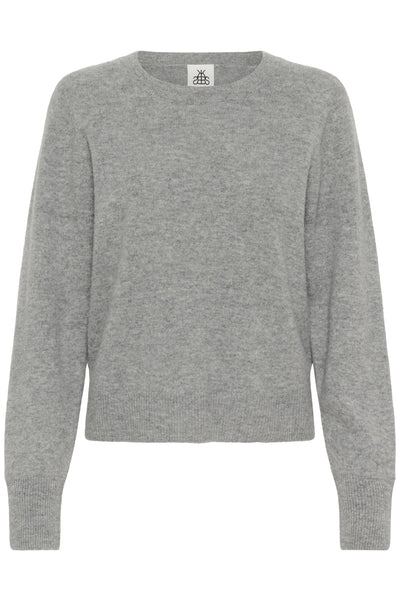 KBAnemone ONeck Medium Grey Melange - 103702 - 10105775 Thumbnail