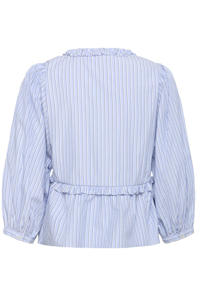 KBDanielle Blouse Subdued Blue Stripe - 108914 - 10105786 Thumbnail
