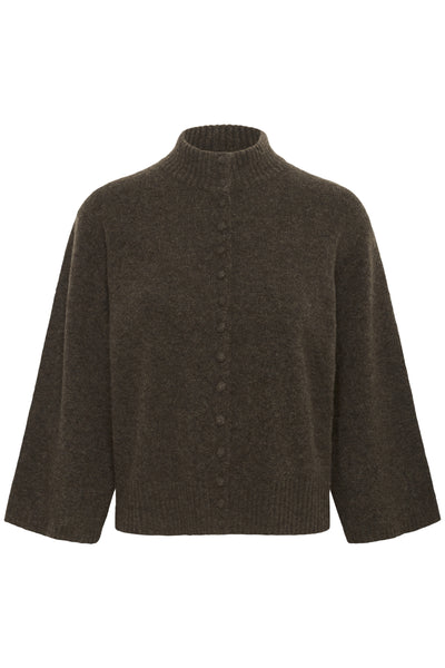 KBDream Cardigan Chocolate Chip Melange - 19080 - 10105802 Thumbnail