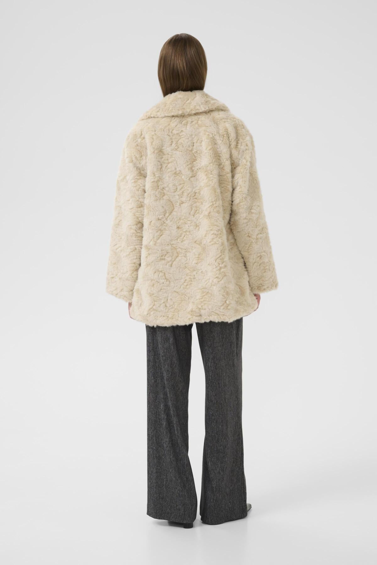 KBBolinda Fur Jacket Egret - 10105804