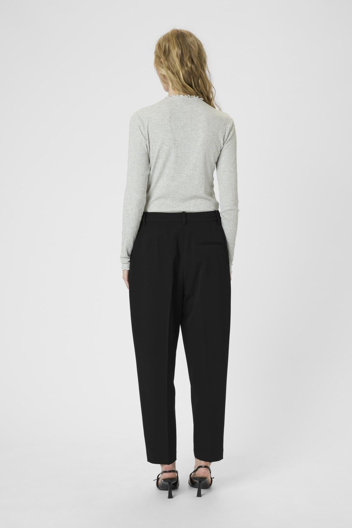 KBRo Solid Milano Carrot Pants Meteorite - 194008 - 10105813