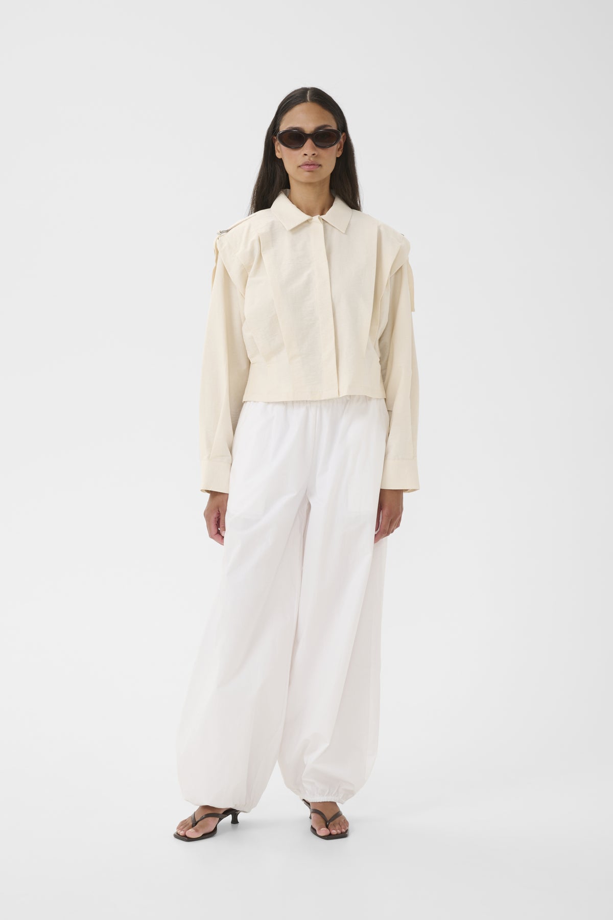 KBClaudia Balloon Pants Bright White - 110601 - 10105816