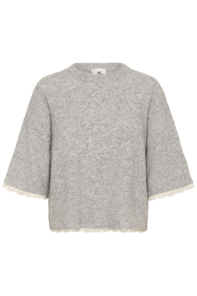 KBEris O-neck Grey Melange - 105059 - 10105832 Thumbnail