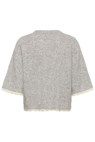 KBEris O-neck Grey Melange - 105059 - 10105832 Thumbnail