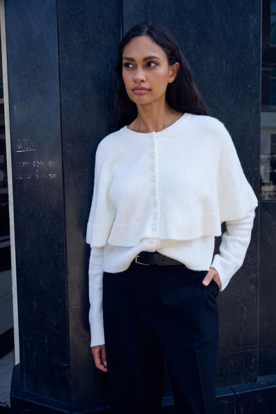 KBDream Cape Cardigan Egret - 110103 - 10105833 Thumbnail