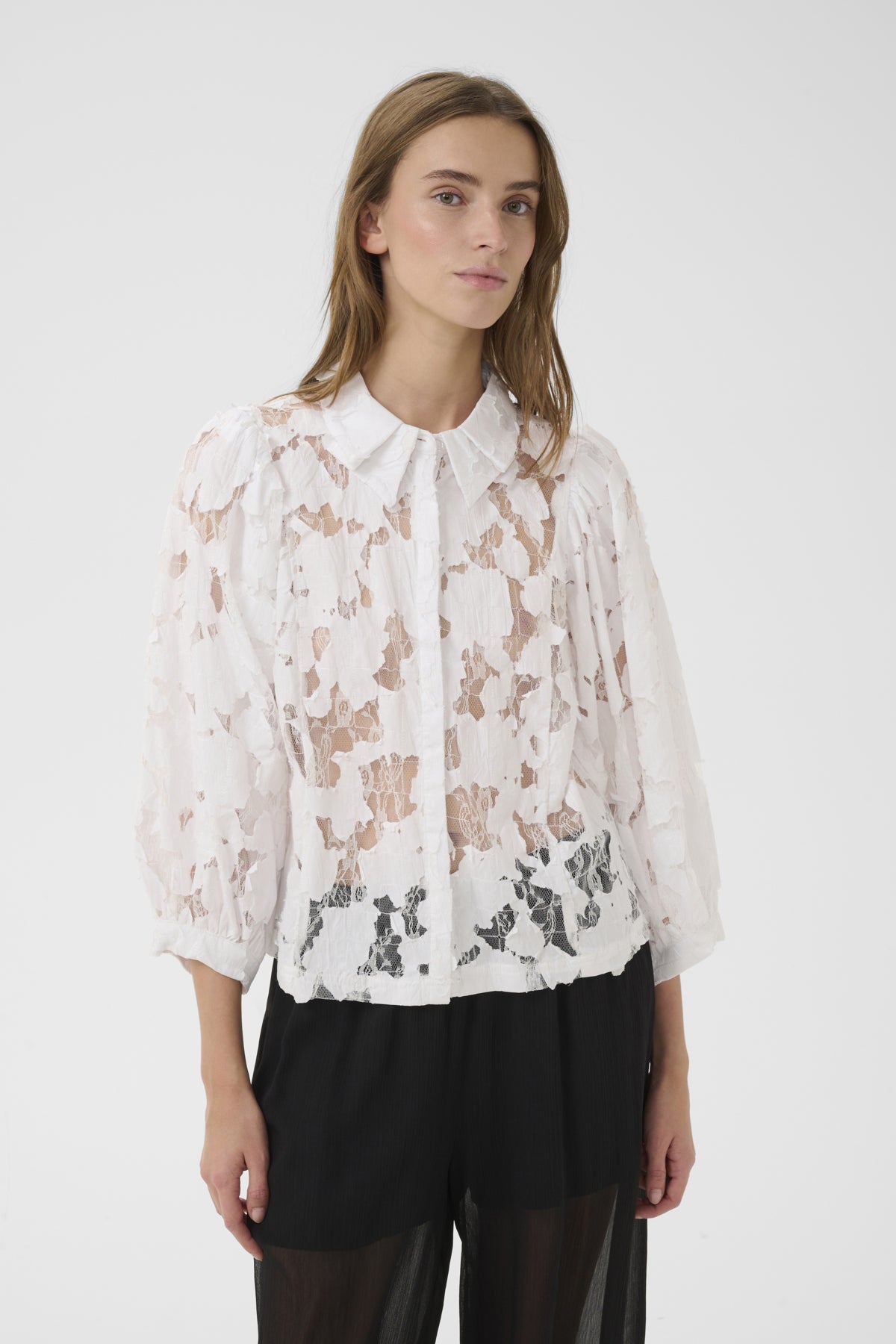 KBEna Frosty Blouse Bright White - 110601 - 10105842