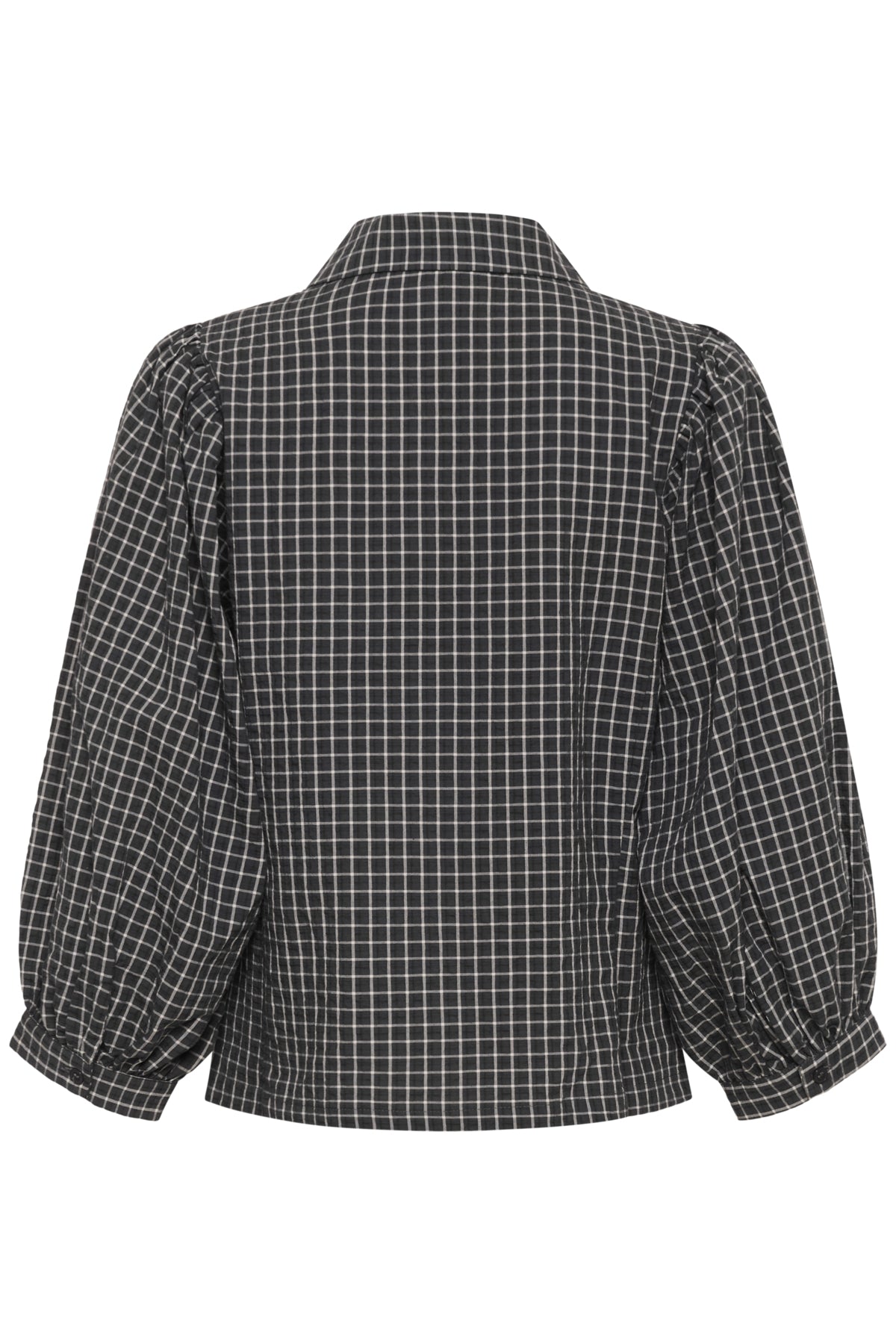 KBEllen Frosty Blouse Dark Grey Check - 109174 - 10105850