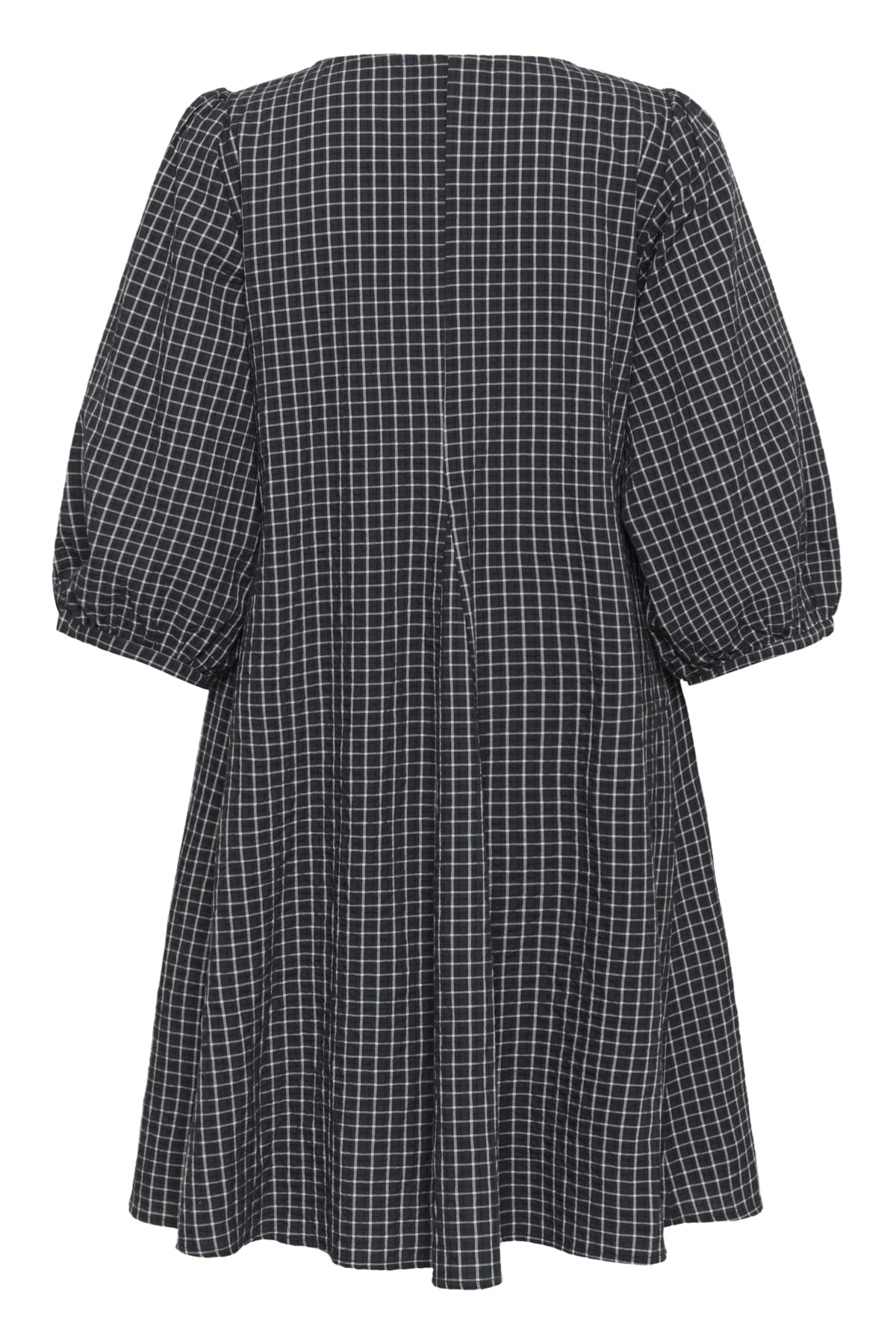 KBEllen Indie Dress Dark Grey Check - 103042 - 10105851