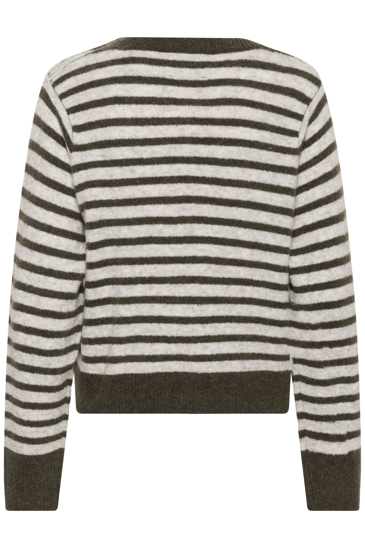 KBNoabelle stripe Cardigan Chocolate Chip Melange Stripe - 10105855