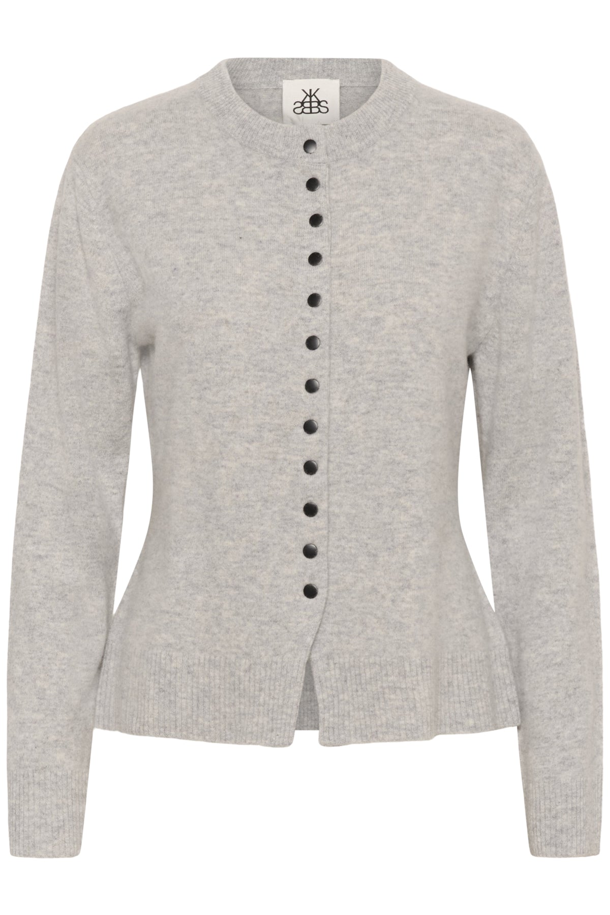 KBEtta Cardigan Light Grey Melange - 109193 - 10105863