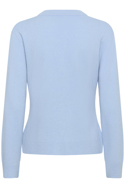 KBEtta Cardigan Chambray Blue - 154030 - 10105863 Thumbnail