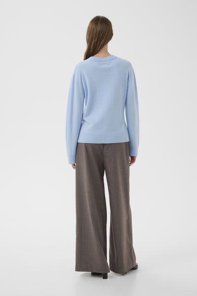 KBEtta Cardigan Chambray Blue - 154030 - 10105863 Thumbnail