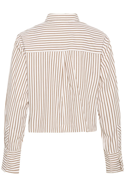 KBElmira Short Shirt Cinnamon Stripe - 109217 - 10105866 Thumbnail