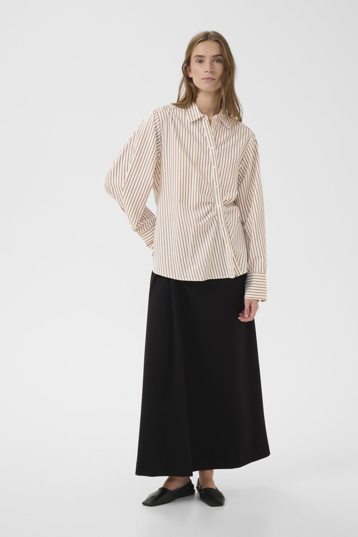 KBElmira Shirt Cinnamon Stripe - 109217 - 10105867
